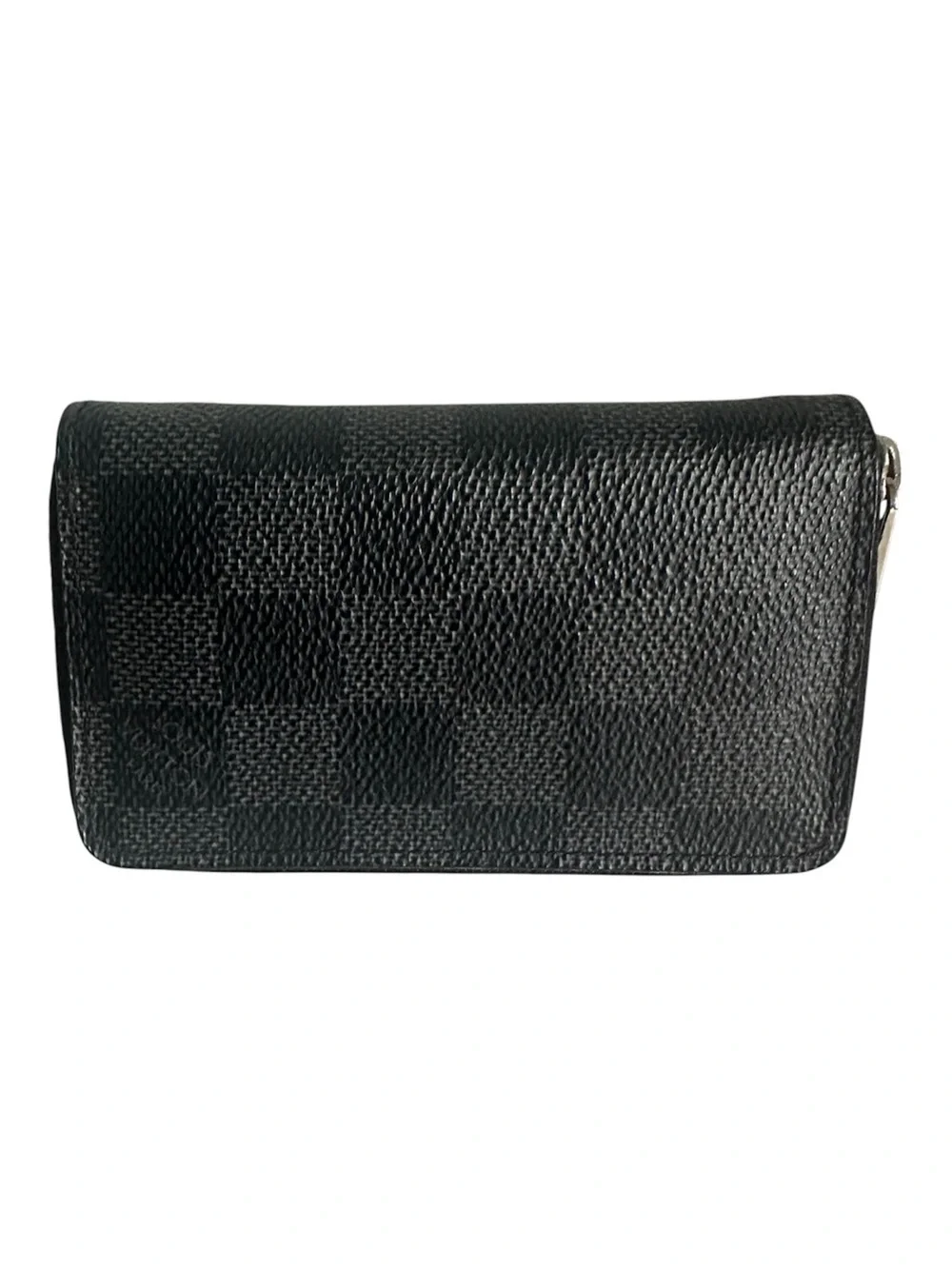 Louis Vuitton Damier Graphite Zippy Coin Purse Compact Wallet Box & Dust Bag